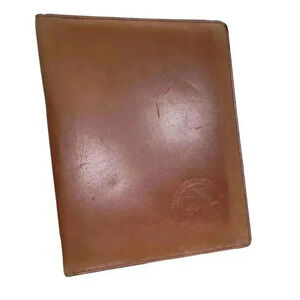 The Wall Street Journal 1996 Executive Forum Portfolio Tan Leather Vintage